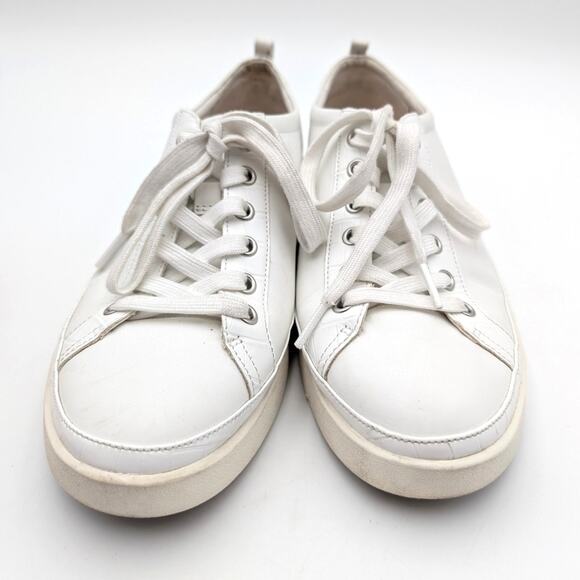 Vionic Winny Lace Up Sneaker Shoes Women's Leather White Size US10 EU41 - Picture 2 of 15